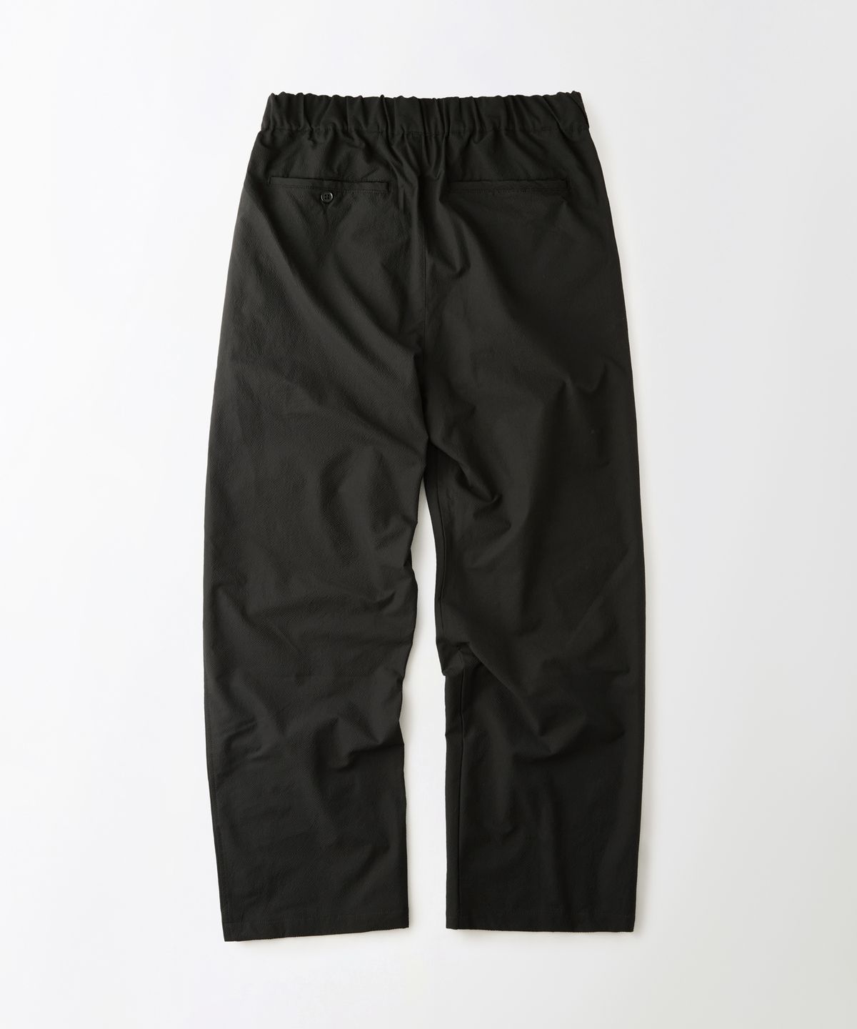 아웃스탠딩(OUTSTANDING) SEERSUCKER COMFORT PANTS_BLACK