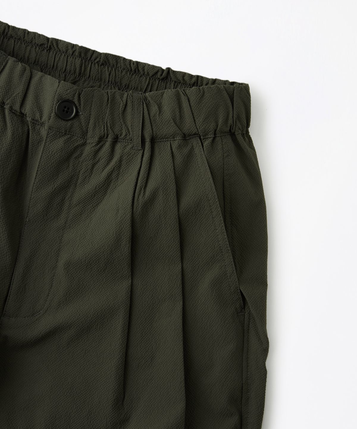아웃스탠딩(OUTSTANDING) SEERSUCKER COMFORT PANTS_CHARCOAL