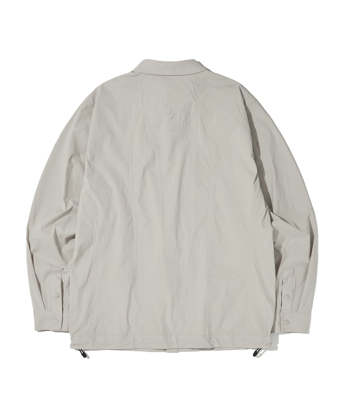 웰터 익스페리먼트(WELTER EXPERIMENT) REFLECTIVE POCKET SHIRT JACKET_LIGHT GRAY_WCL016