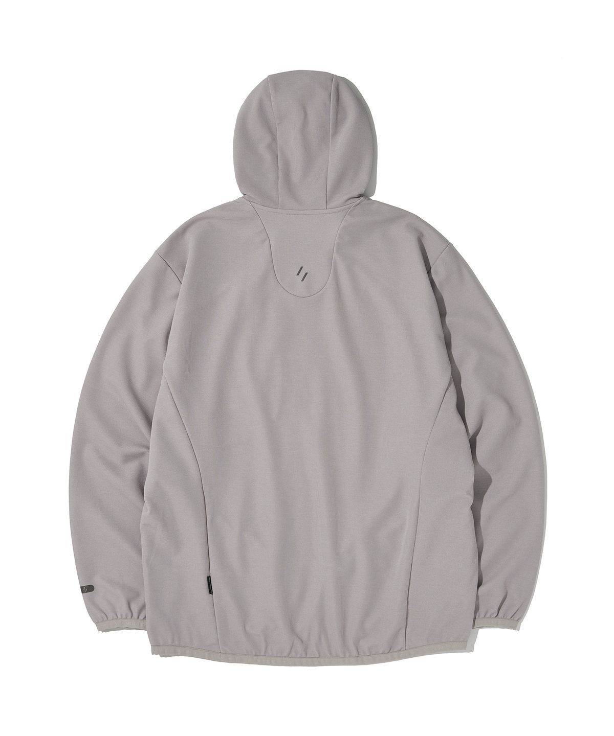 웰터 익스페리먼트(WELTER EXPERIMENT) STRETCH WAFFLE PULLOVER_LIGHT GRAY_WOL088