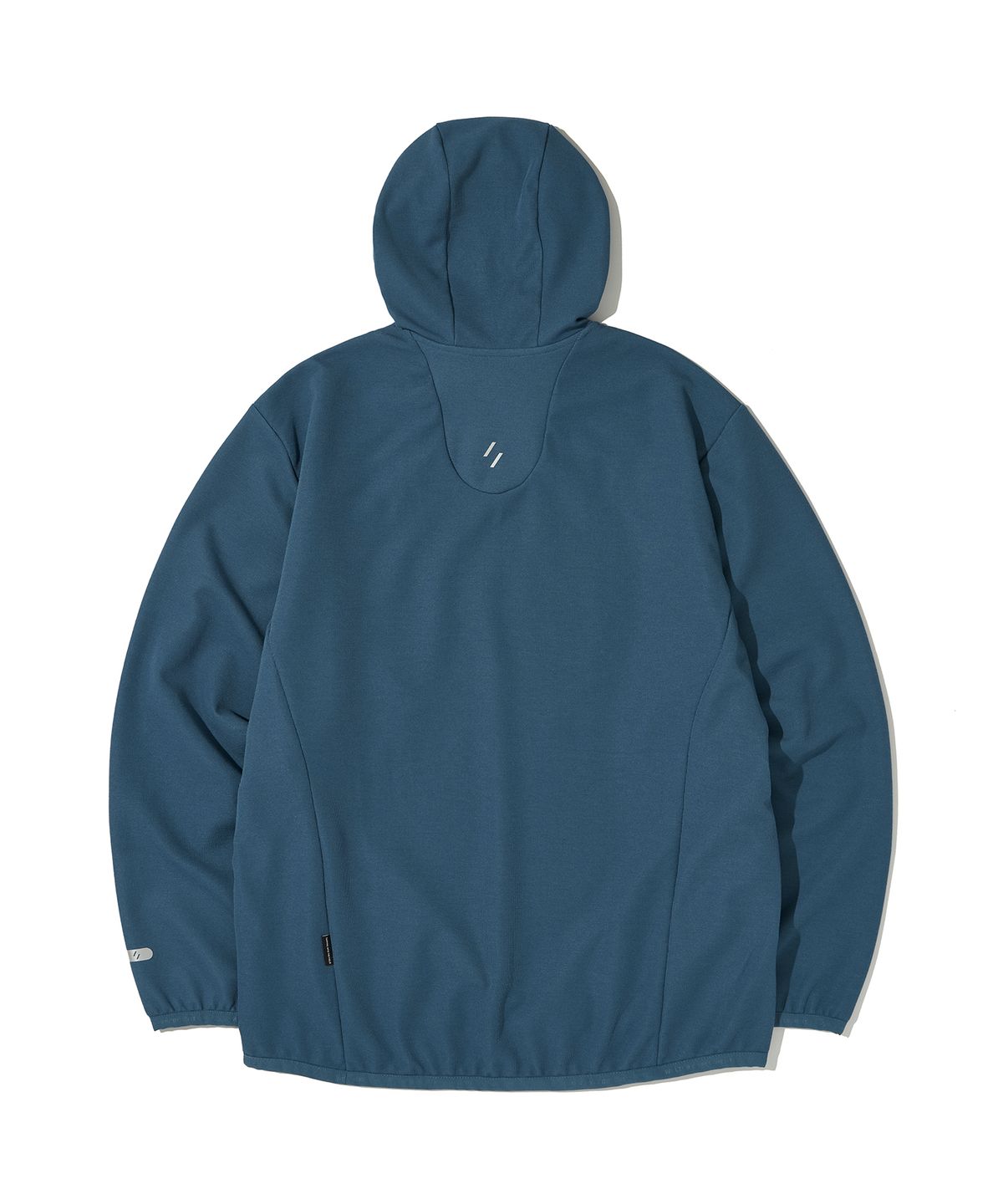 웰터 익스페리먼트(WELTER EXPERIMENT) STRETCH WAFFLE PULLOVER_BLUE_WOL089