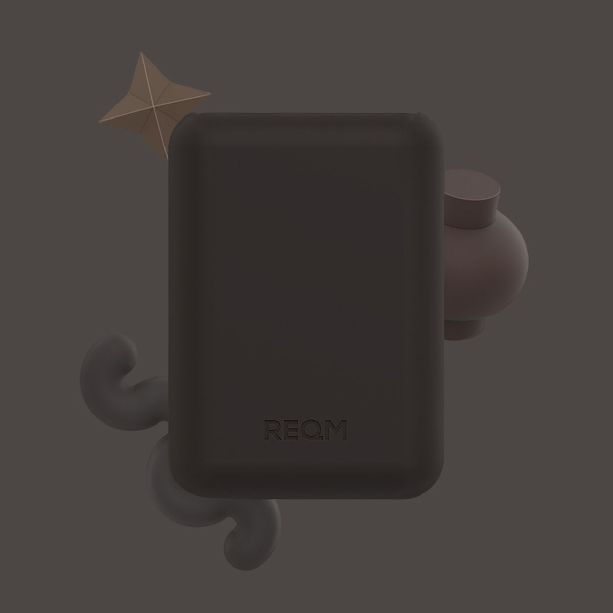 리큐엠(REQM) QP1000C 1만 보조배터리 전용 실리콘 케이스