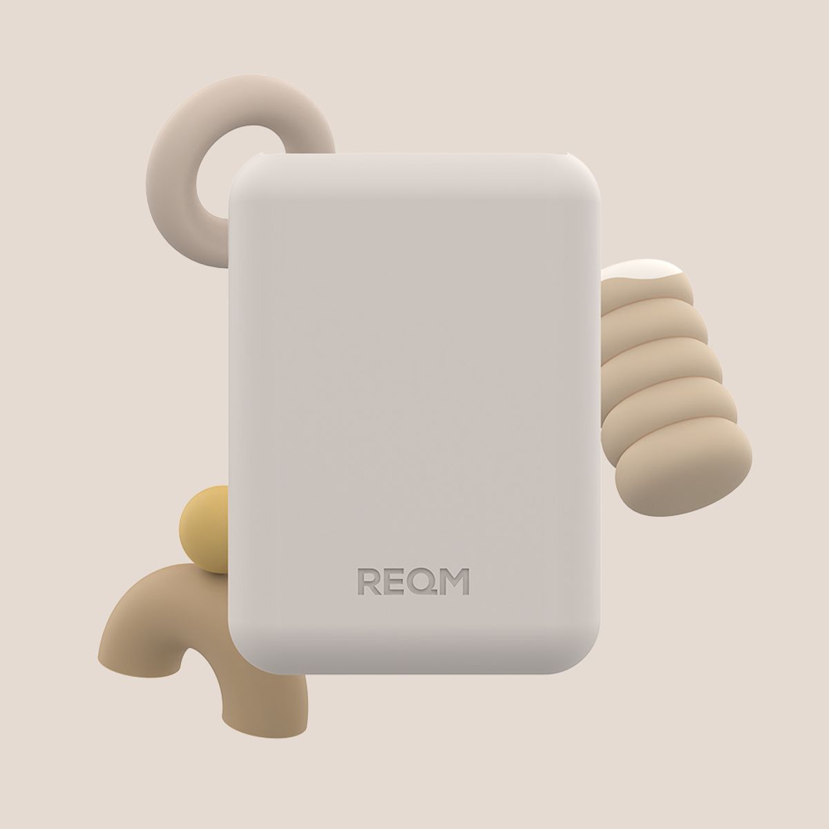 리큐엠(REQM) QP1000C 1만 보조배터리 전용 실리콘 케이스