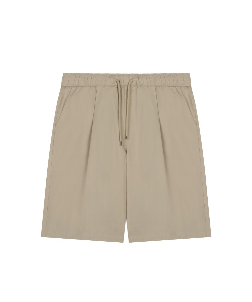 ★MUSINSA STANDARD★ White satin bermuda pants brown MMEPH31 Shop Pants at MUSINSA