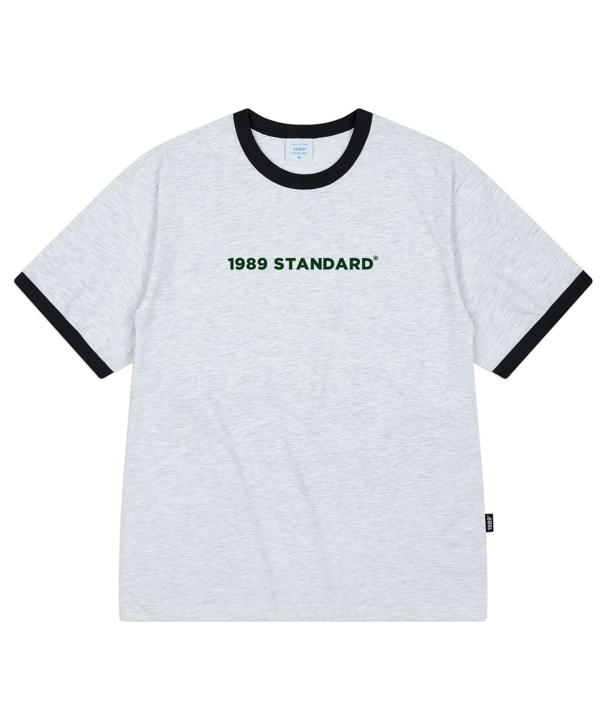 1989스탠다드(1989STANDARD) BASIC LOGO 쿨 코튼 링거 반팔(SRSSTD-0006)