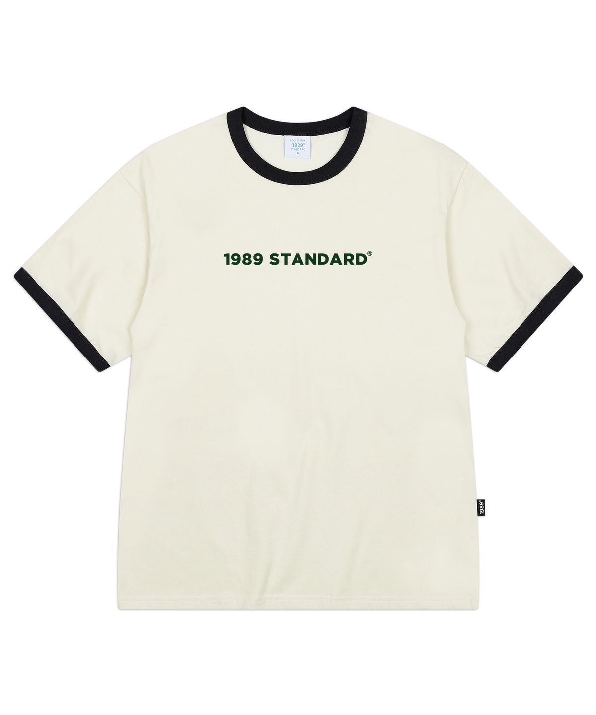 1989스탠다드(1989STANDARD) BASIC LOGO 쿨 코튼 링거 반팔(SRSSTD-0006)