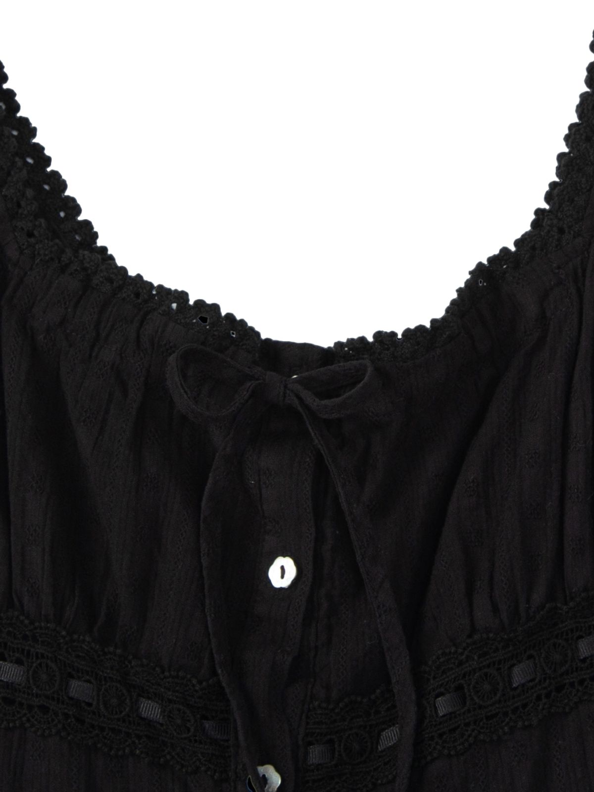 에즈이프 캘리(ASIF CALIE) RUFFLE SLEEVELESS MIDI DRESS BLACK