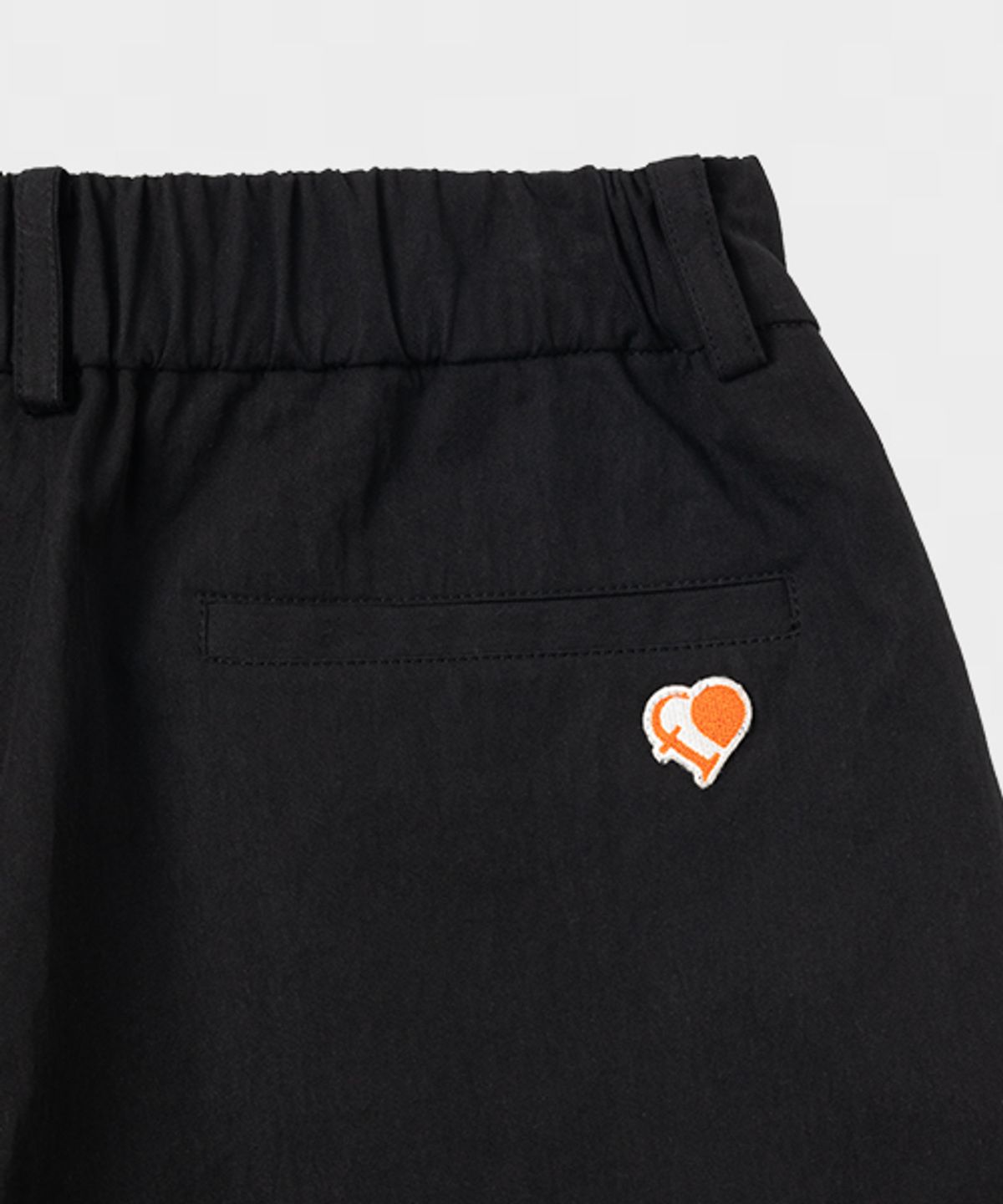 플러피시트러스(FLCT) Classic wappen cotton shorts_Black