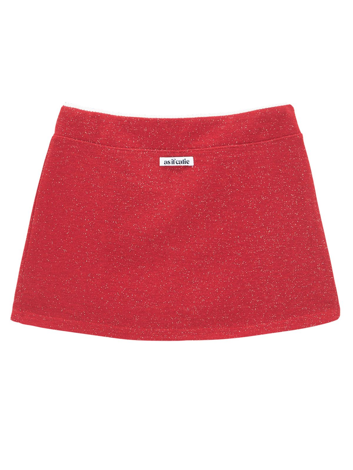 에즈이프 캘리(ASIF CALIE) SLIT TIGHT MINI SKIRT RED