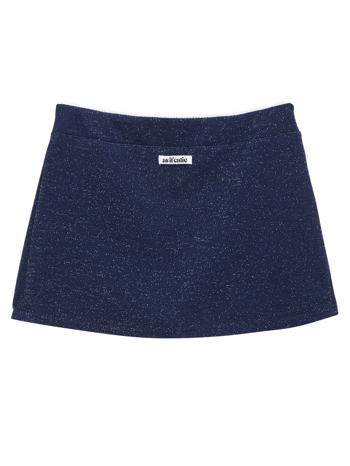 에즈이프 캘리(ASIF CALIE) SLIT TIGHT MINI SKIRT NAVY