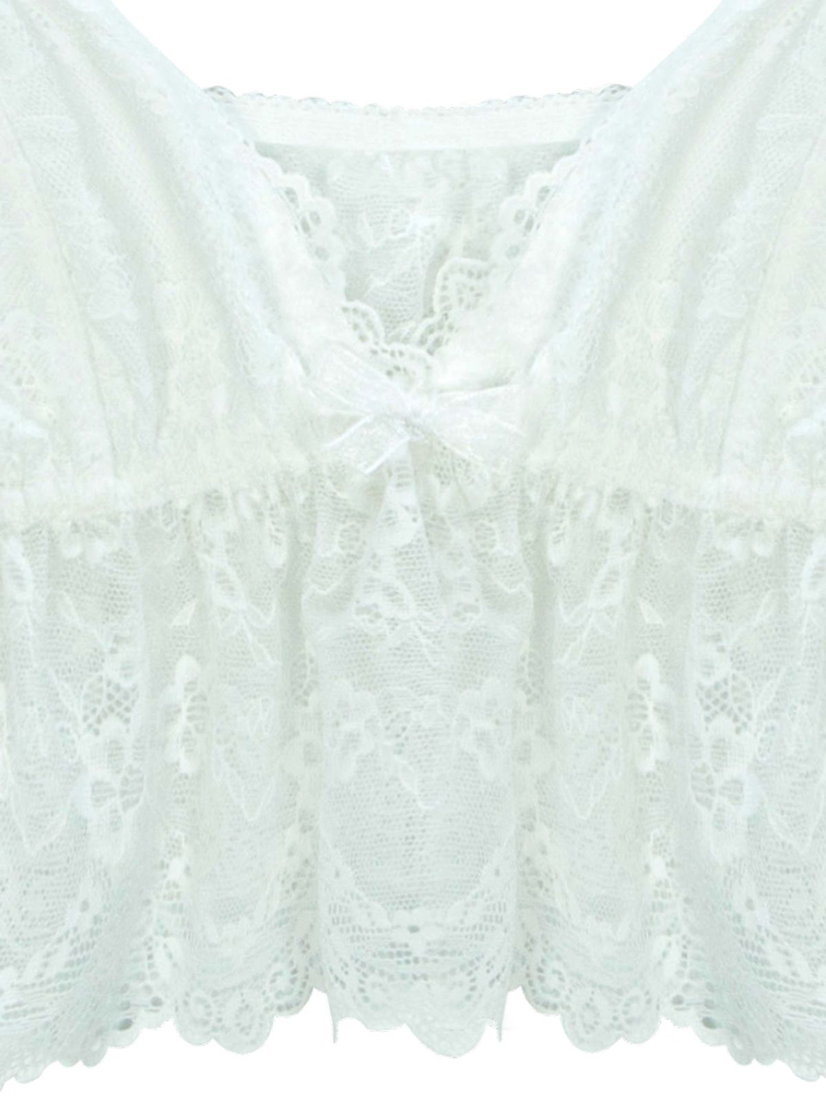 에즈이프 캘리(ASIF CALIE) RUFFLED CAP SLEEVE BLOUSE WHITE