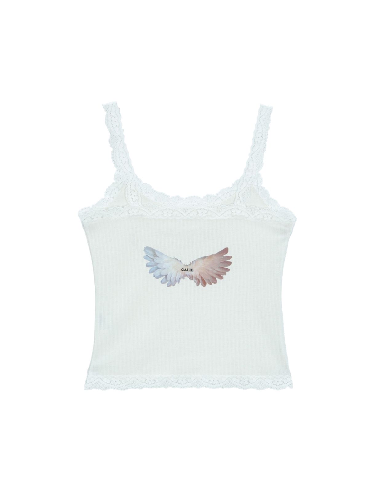에즈이프 캘리(ASIF CALIE) ANGEL WINGS SLEEVELESS WHITE