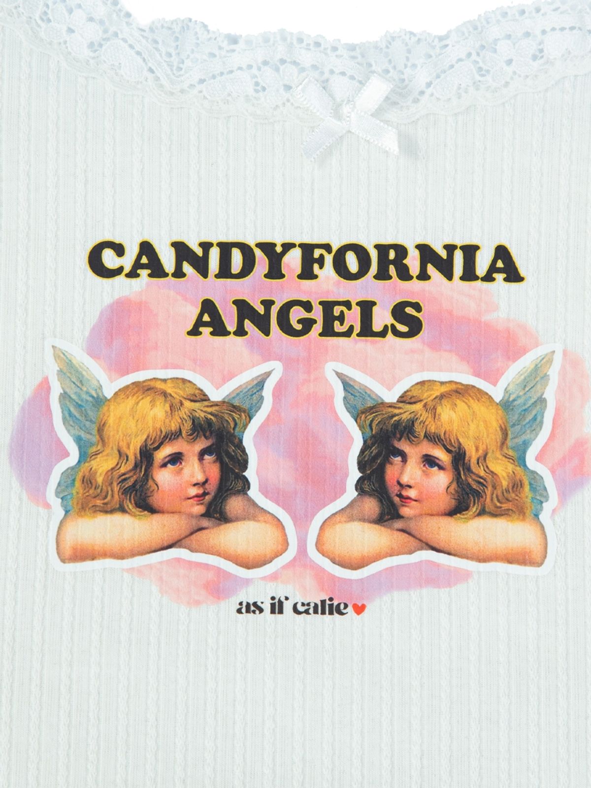 에즈이프 캘리(ASIF CALIE) ANGEL WINGS SLEEVELESS WHITE