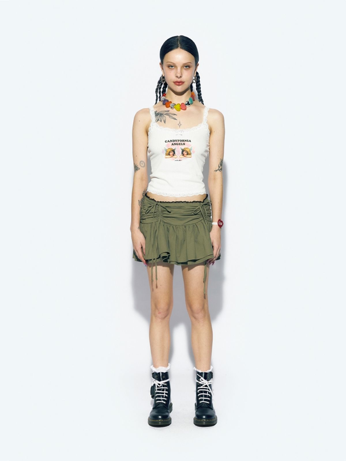 에즈이프 캘리(ASIF CALIE) ANGEL WINGS SLEEVELESS WHITE