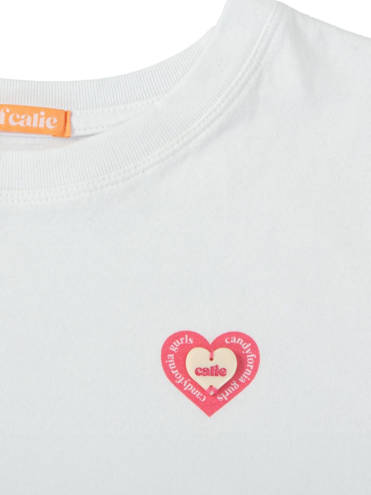 에즈이프 캘리(ASIF CALIE) HEART MEDAL T-SHIRTS WHITE