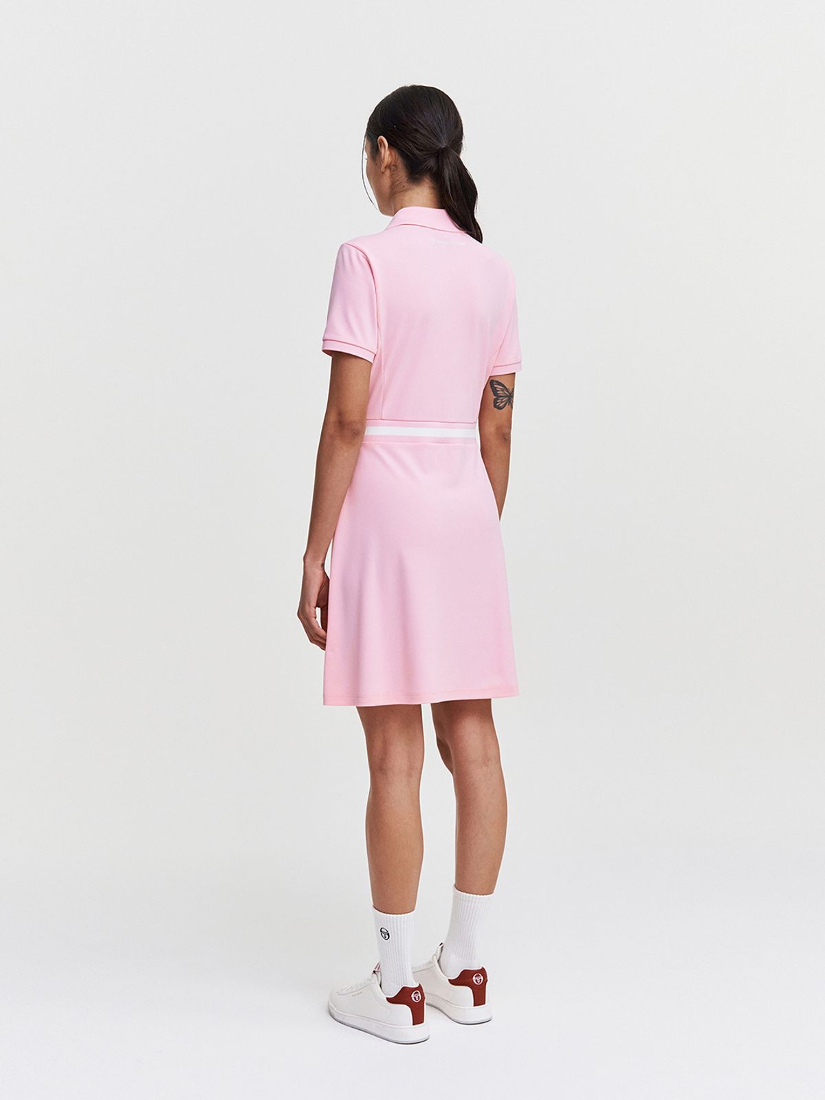 세르지오 타키니(SERGIO TACCHINI) MC 랠리 반팔 드레스 (L.Pink)