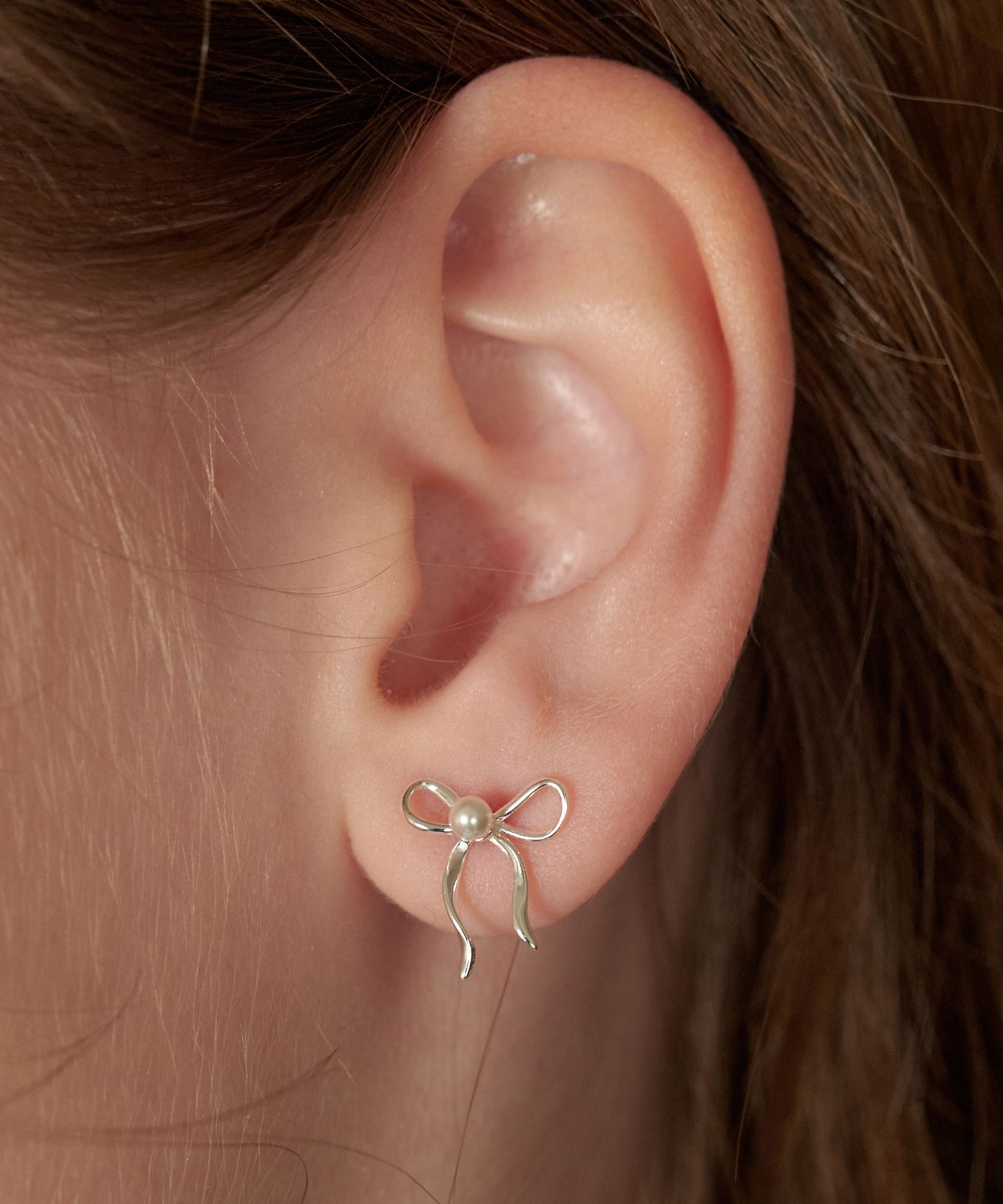 ★韓国人気★TATIANA★Grape Pearl Earrings MUSINSA公式 | TATIANA (Silver 925) Coco Pearl Ribbon Earring
