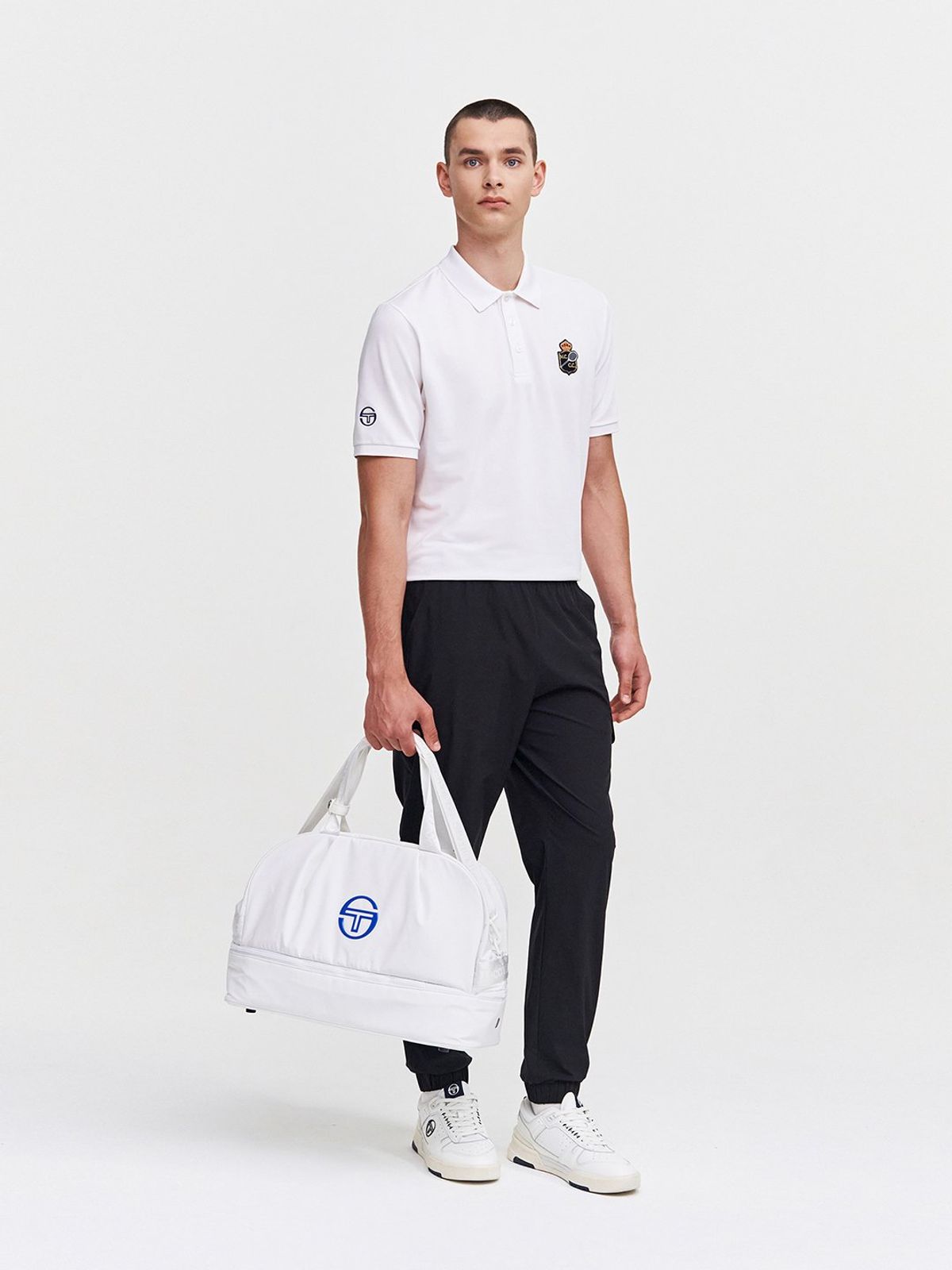 세르지오 타키니(SERGIO TACCHINI) MC 더블스 반팔 폴로셔츠 (White)