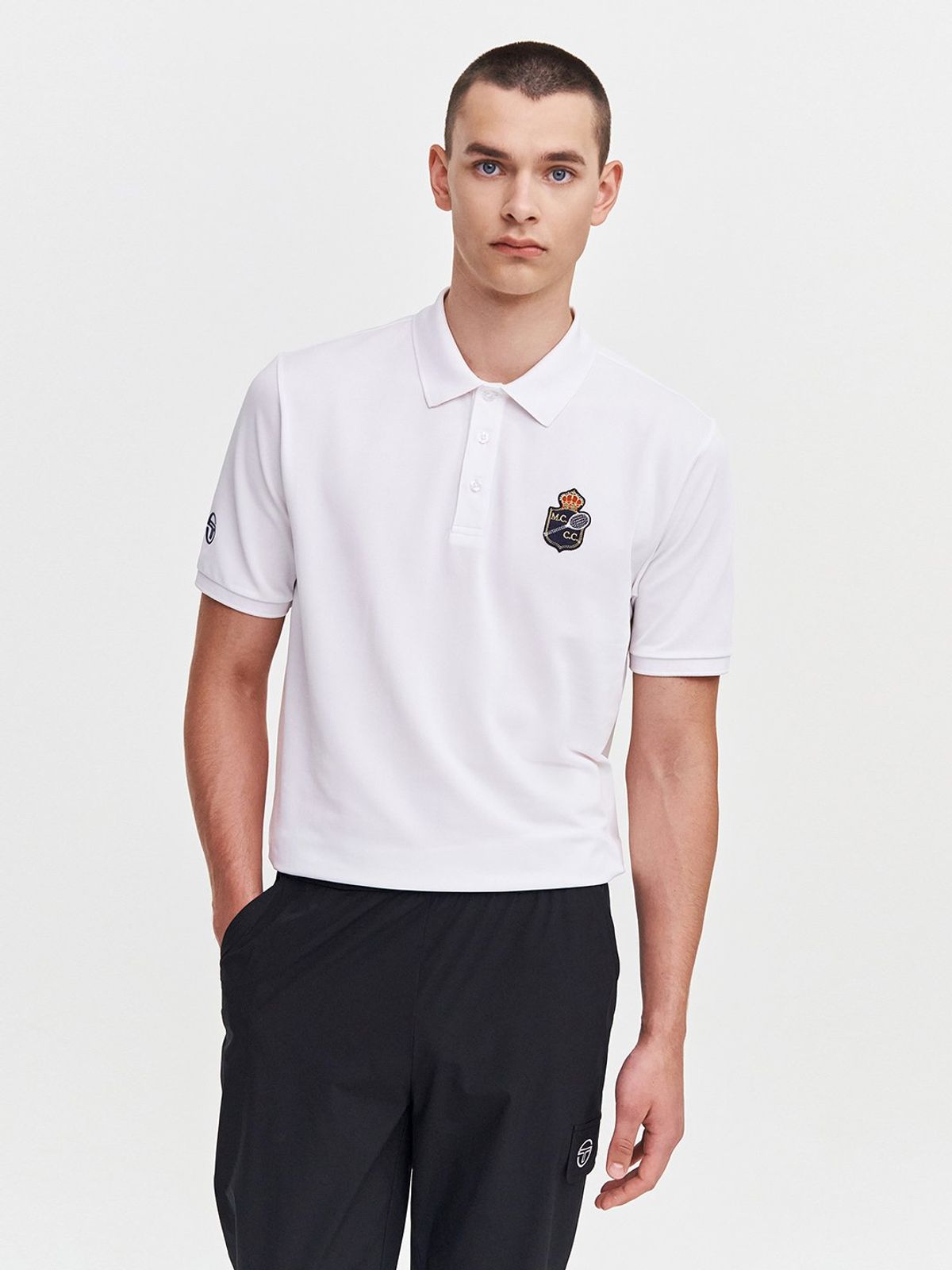 세르지오 타키니(SERGIO TACCHINI) MC 더블스 반팔 폴로셔츠 (White)