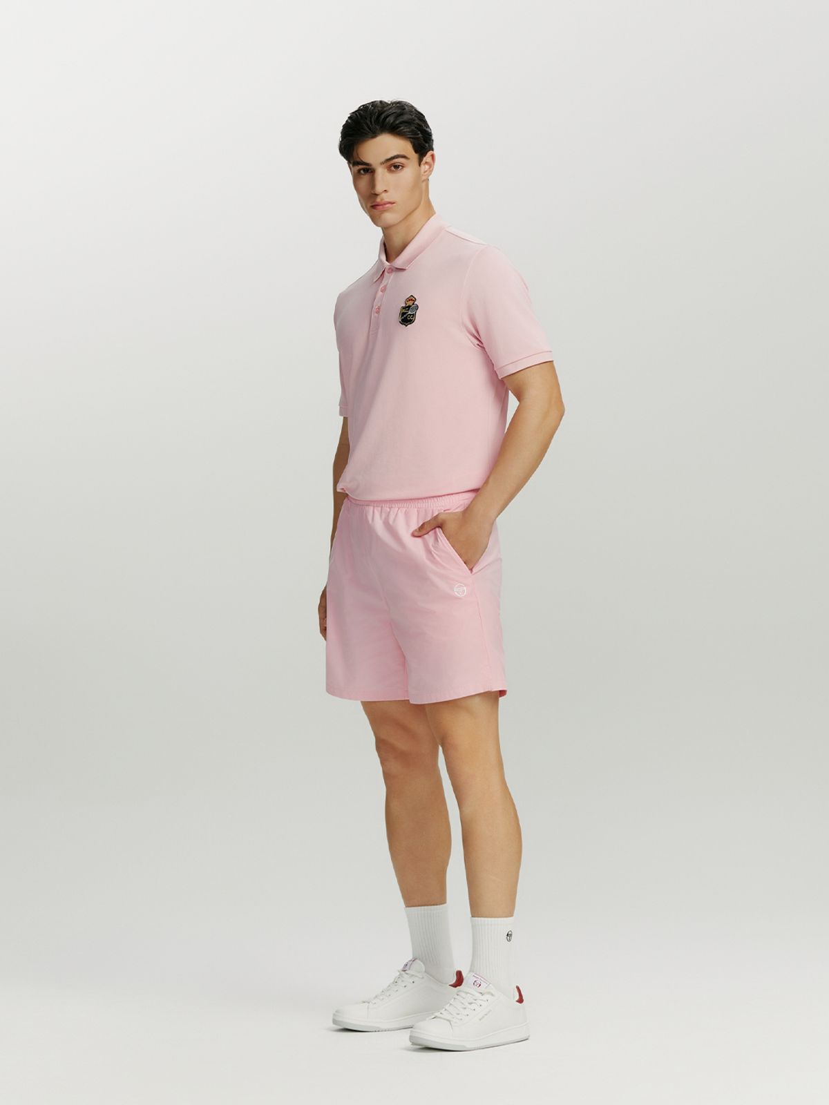 세르지오 타키니(SERGIO TACCHINI) MC 더블스 반팔 폴로셔츠 (L.Pink)
