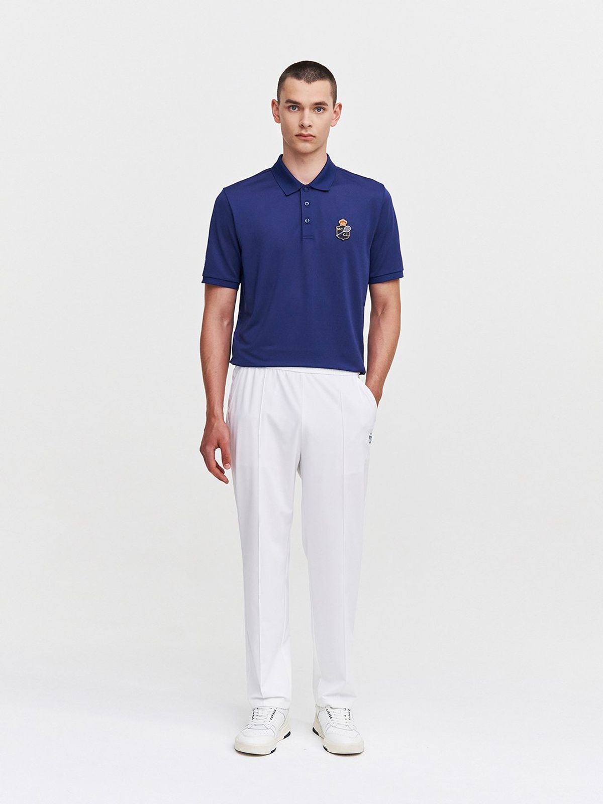 세르지오 타키니(SERGIO TACCHINI) MC 더블스 반팔 폴로셔츠 (Navy)