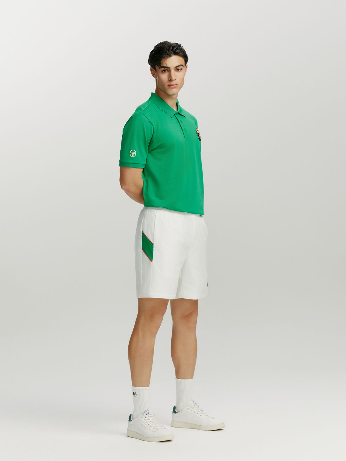 세르지오 타키니(SERGIO TACCHINI) MC 더블스 반팔 폴로셔츠 (Green)