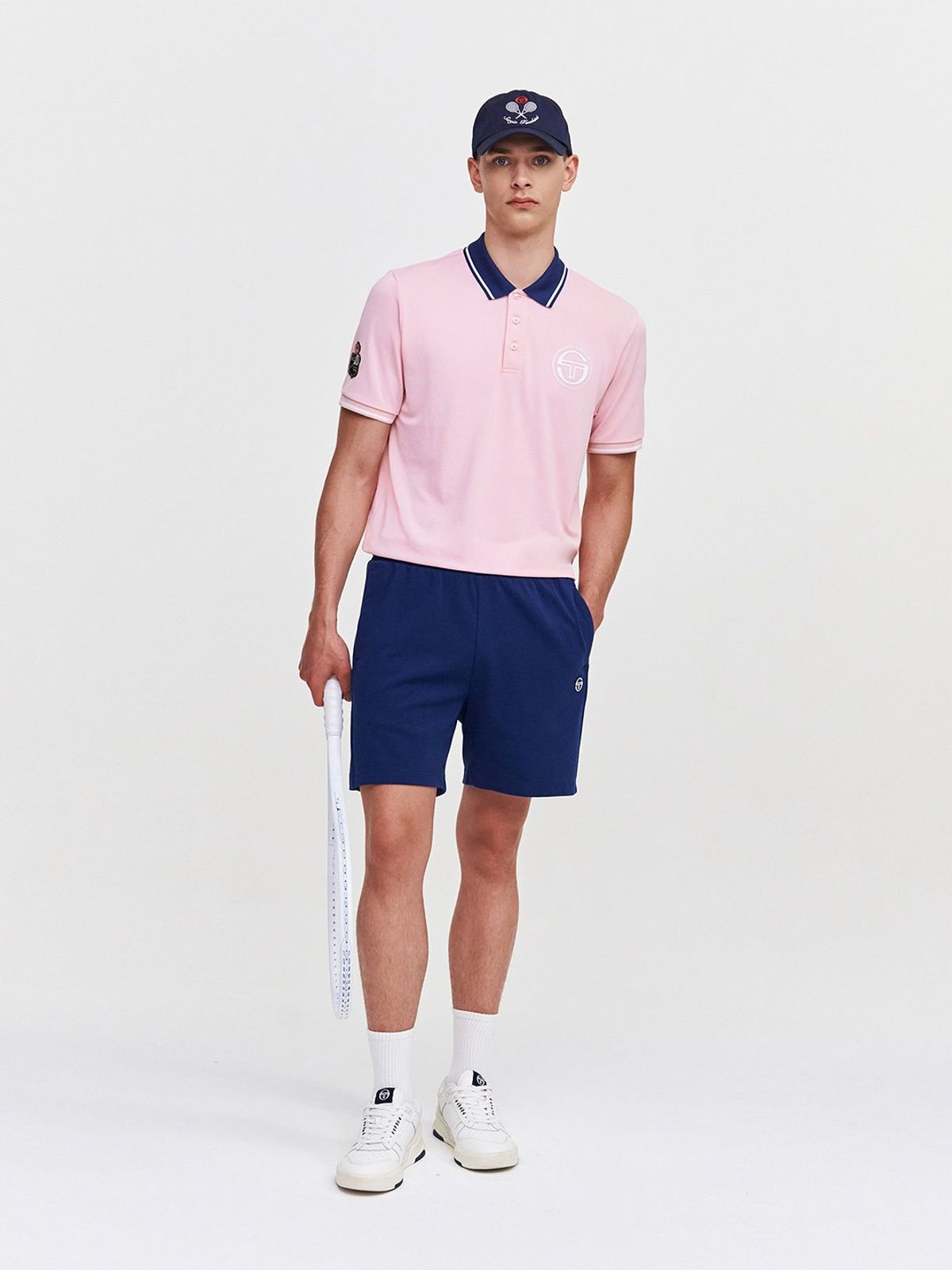 세르지오 타키니(SERGIO TACCHINI) MC 랭킹 스태프 반팔 폴로셔츠 (L.Pink)