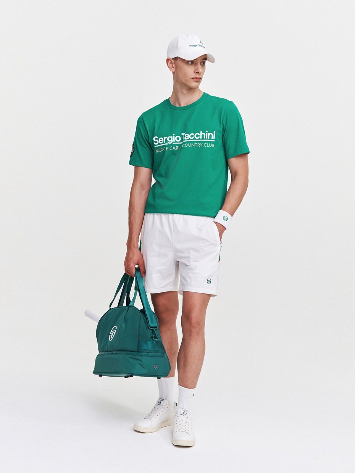 세르지오 타키니(SERGIO TACCHINI) MC 바이메인 반팔 티셔츠 (Green)