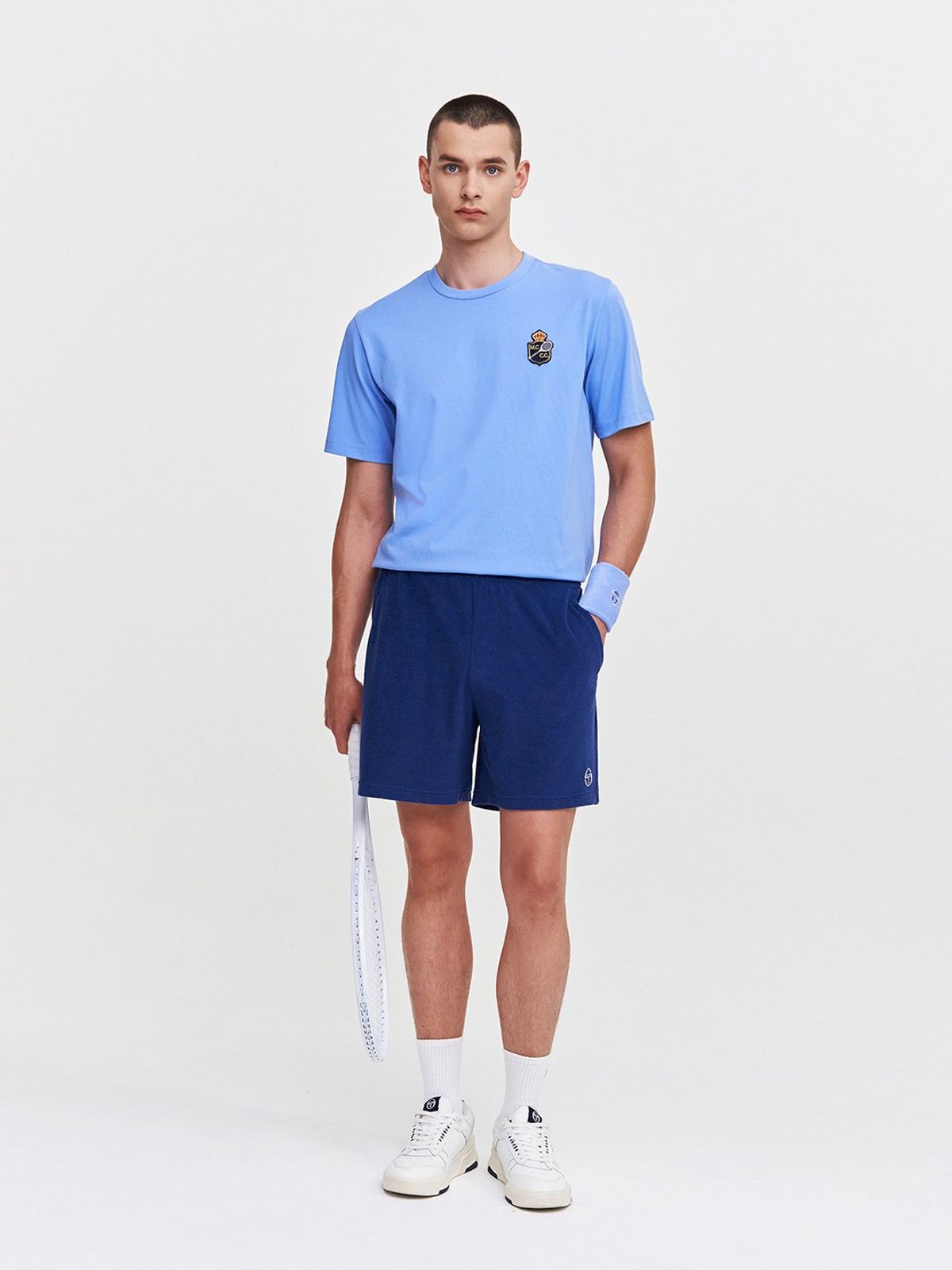 세르지오 타키니(SERGIO TACCHINI) MC 랠리 반팔 티셔츠 (L.Blue)