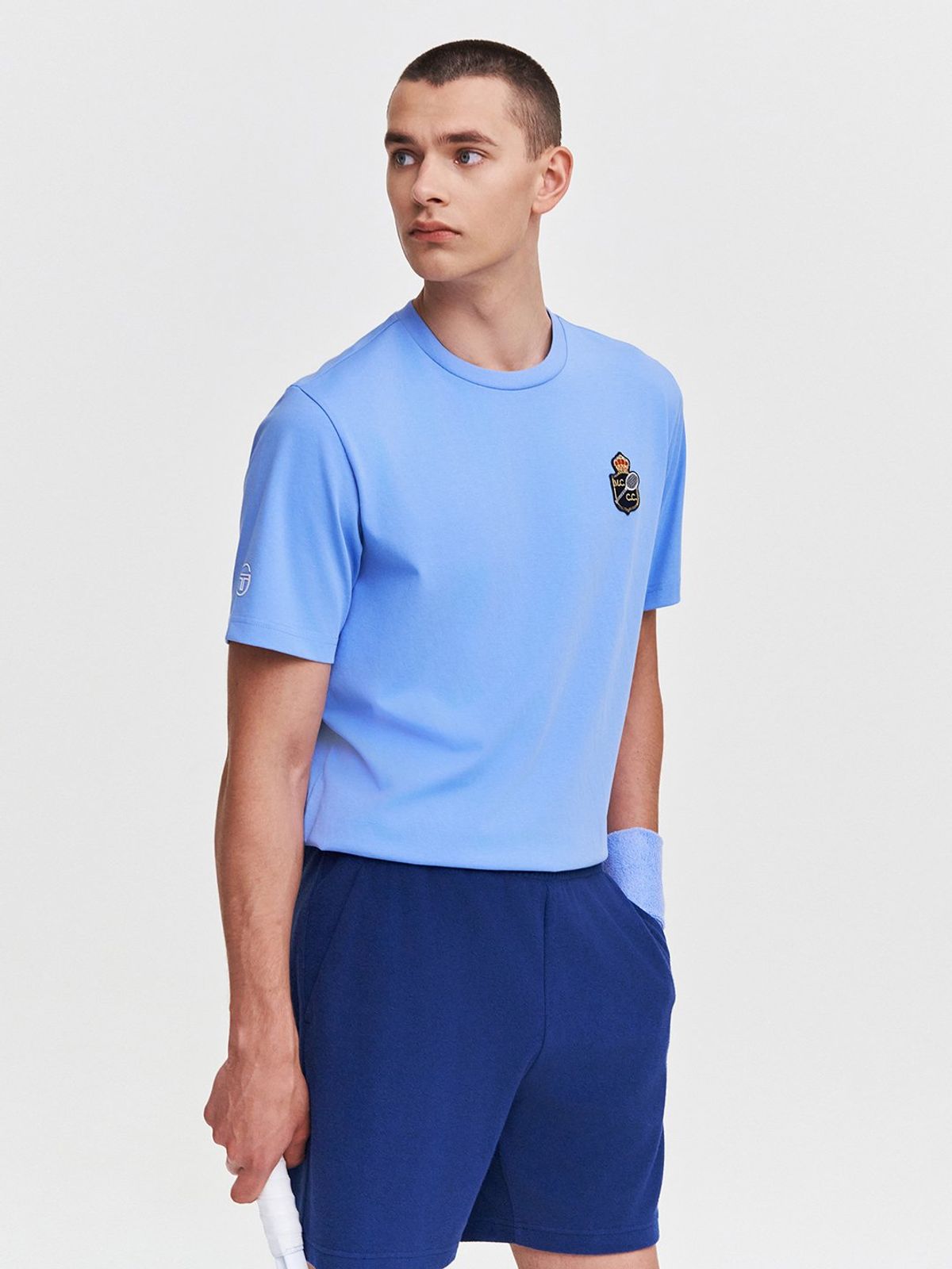 세르지오 타키니(SERGIO TACCHINI) MC 랠리 반팔 티셔츠 (L.Blue)