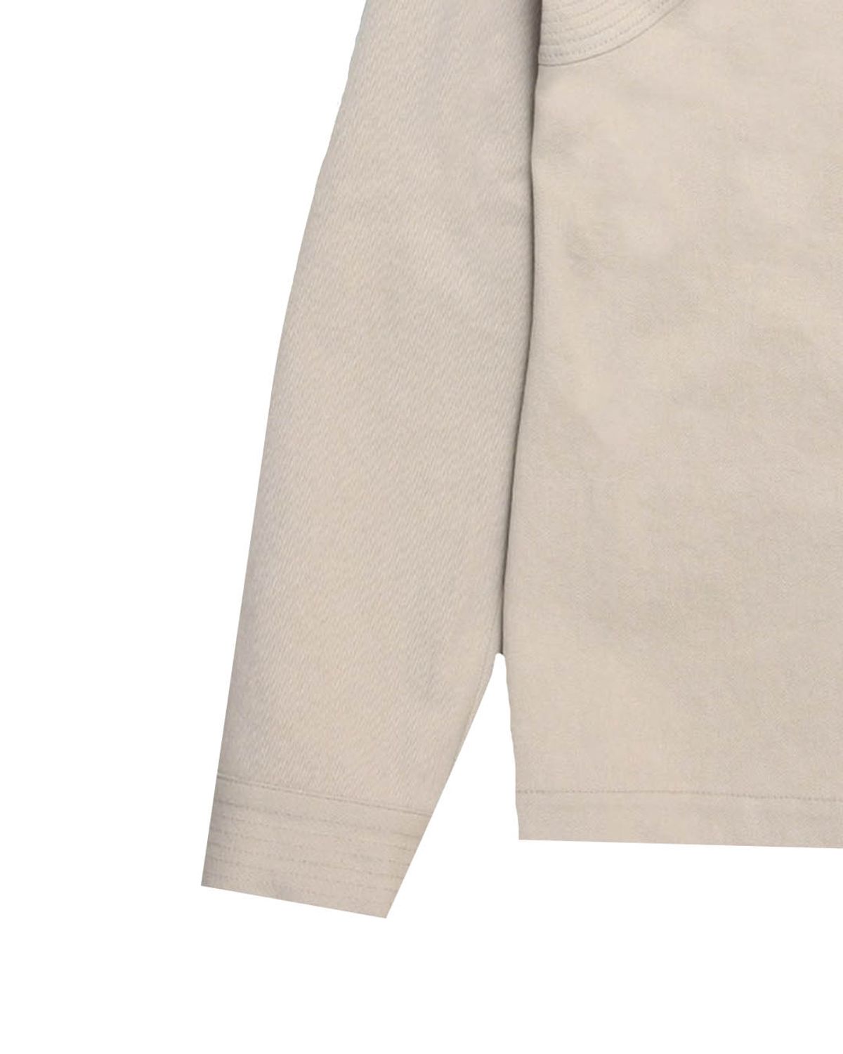 더뮤지엄비지터(THEMUSEUMVISITOR) COTTON ZIPPER SHIRTS (BEIGE)