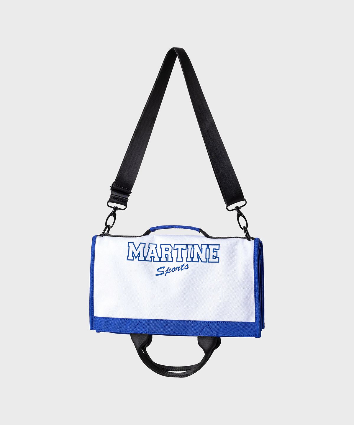 마틴 로즈(MARTINE ROSE) (U) 폴더블 캐리어 화이트 블루 FOLDABLE CARRIER WHITE/BLUE