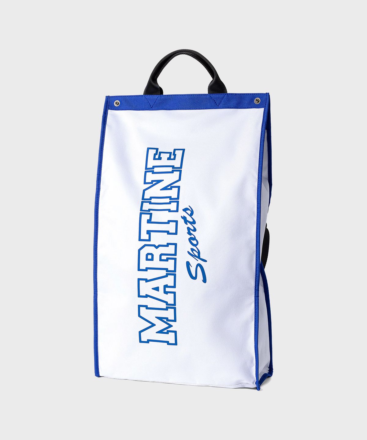 마틴 로즈(MARTINE ROSE) (U) 폴더블 캐리어 화이트 블루 FOLDABLE CARRIER WHITE/BLUE