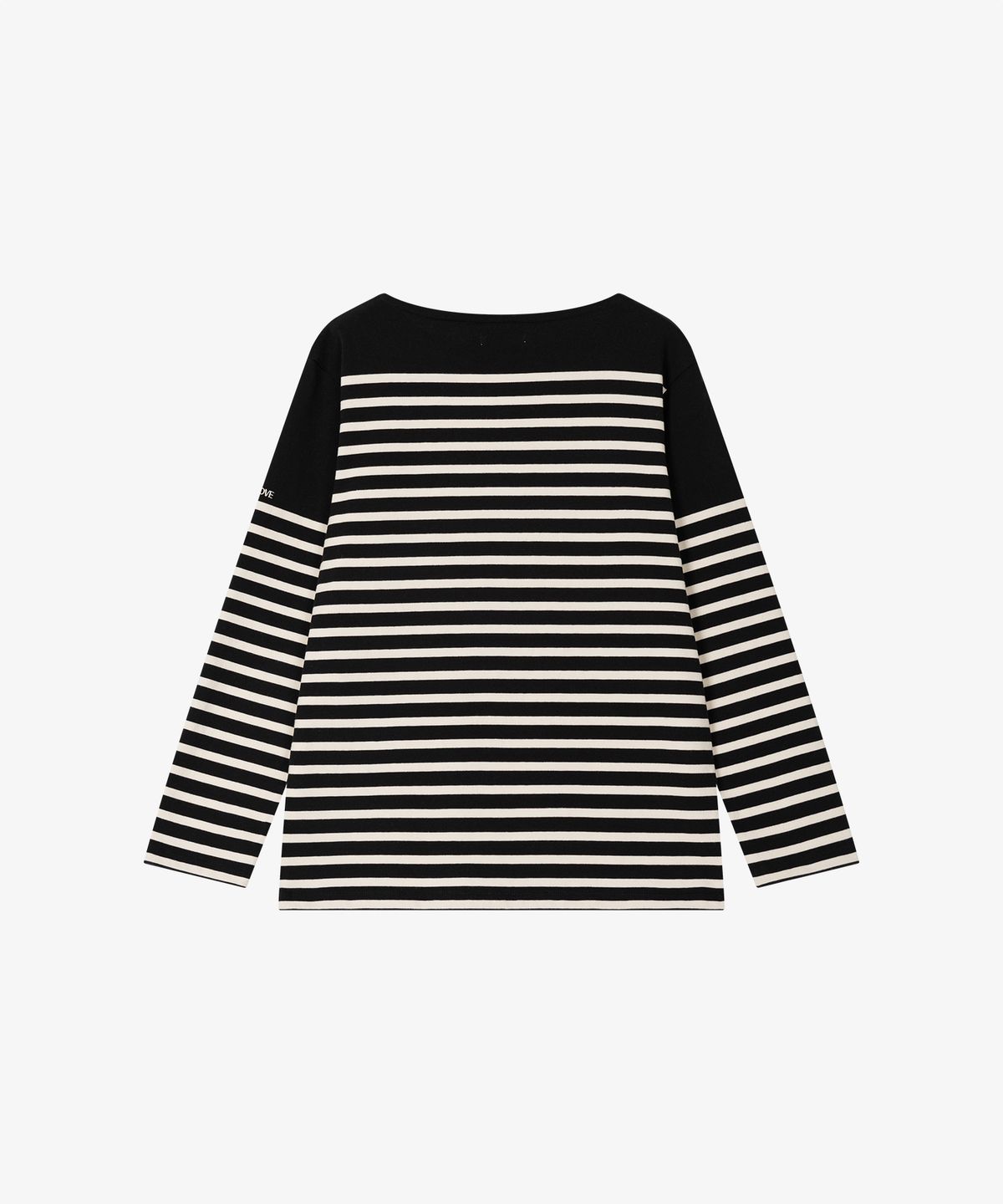 그로브(GROVE) GRANN BOAT NECK T-SHIRT_BLACK