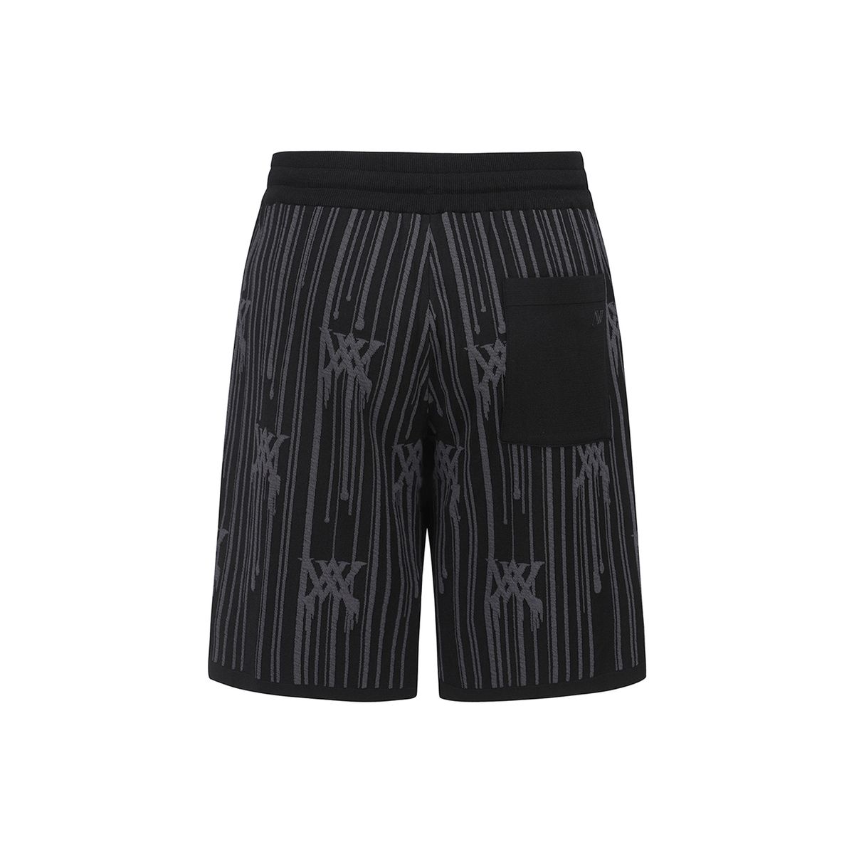어뉴골프(ANEW GOLF) MEN RAIN LOGO SWEATER HALF PANTS_BK