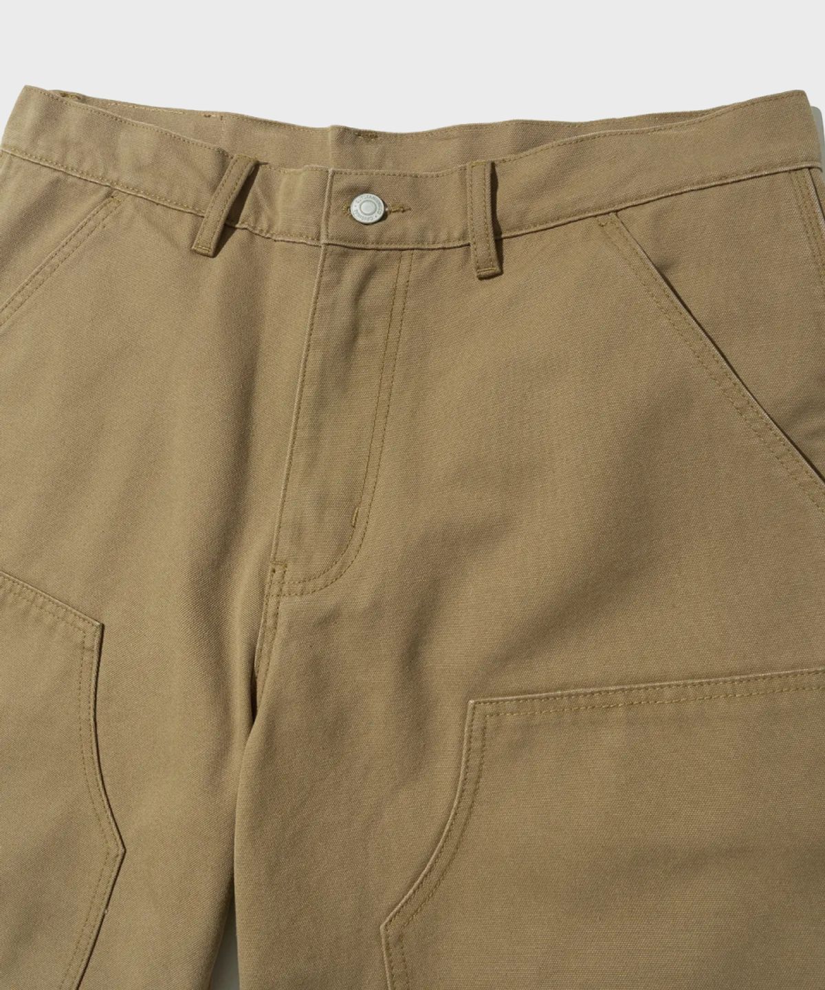 아웃스탠딩(OUTSTANDING) CANVAS CARPENTER DOUBLE KNEE SHORTS_BEIGE