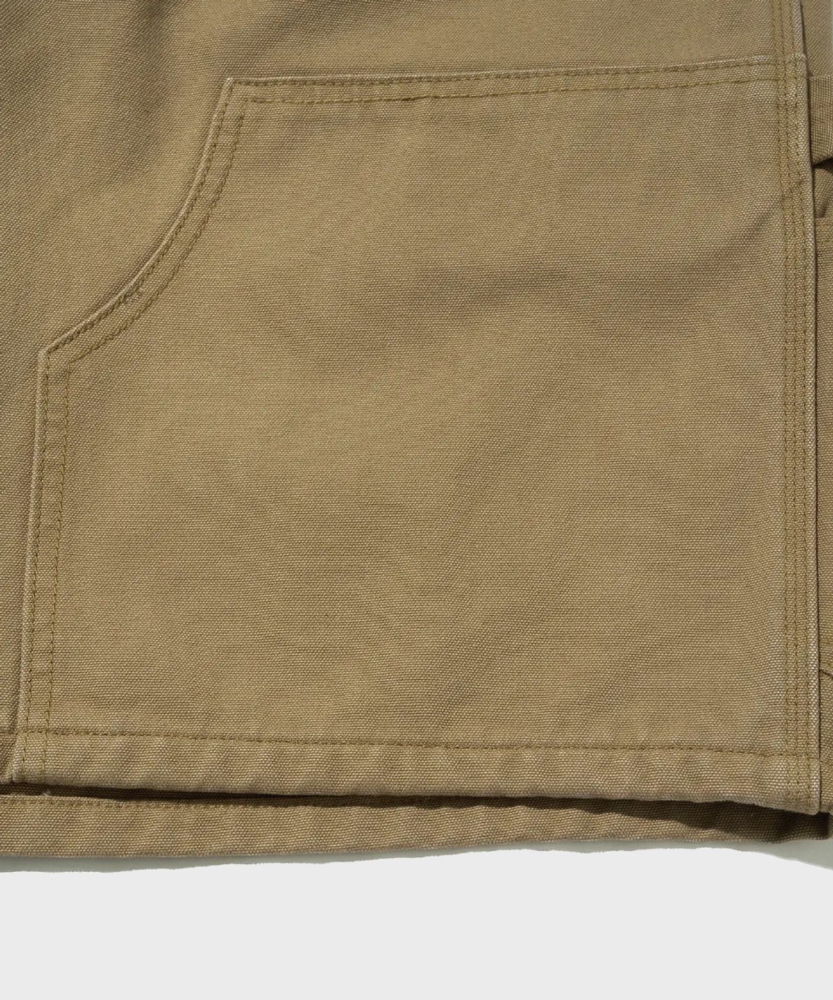 아웃스탠딩(OUTSTANDING) CANVAS CARPENTER DOUBLE KNEE SHORTS_BEIGE