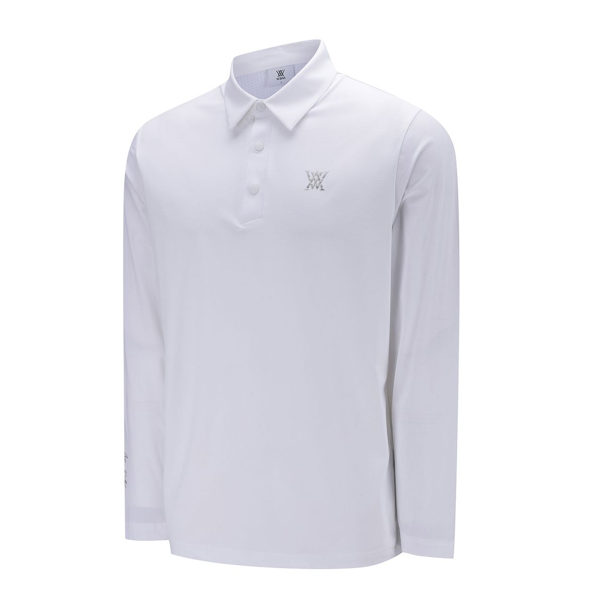 어뉴골프(ANEW GOLF) MEN BAND DETAIL LONG T-SHIRT_WH