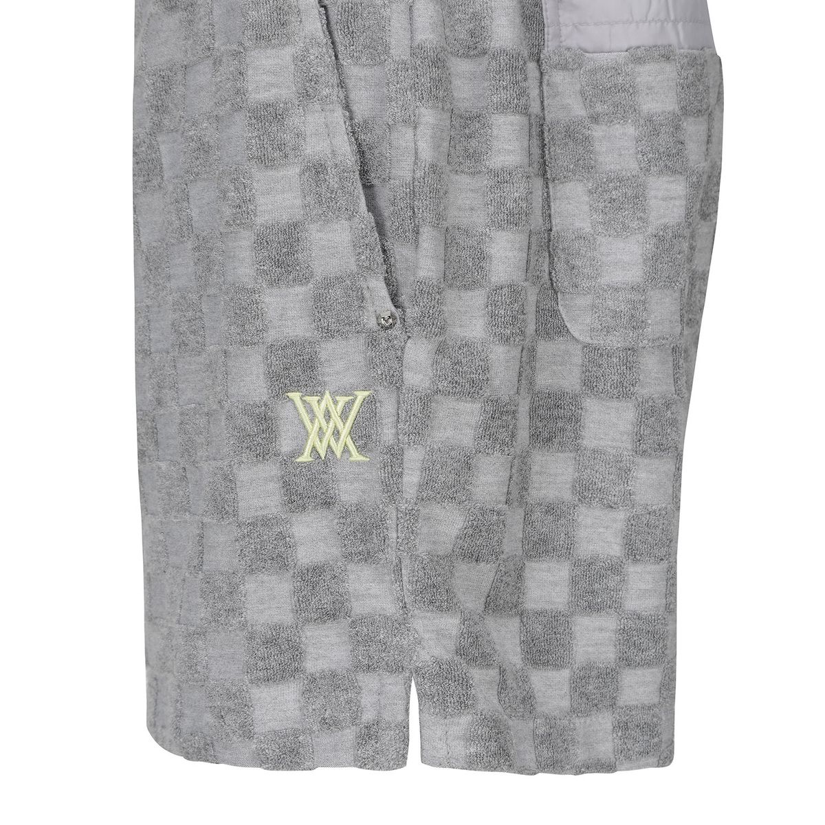 어뉴골프(ANEW GOLF) WOMEN TERRY CHECK BOARD HALF PANTS_GR