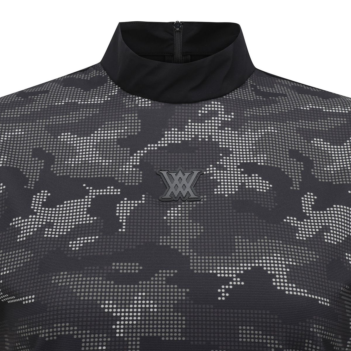 어뉴골프(ANEW GOLF) WOMEN NEW CAMOUFLAGE SHORT T-SHIRT_BK