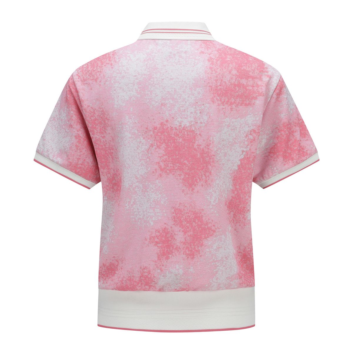 어뉴골프(ANEW GOLF) WOMEN SPRINKLED PATTERN SHORT T-SHIRT_PI
