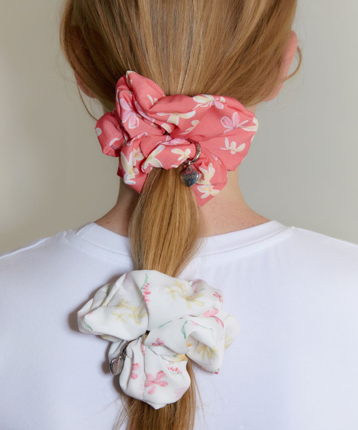 시눈(SINOON) Pattern Scrunch (Red)