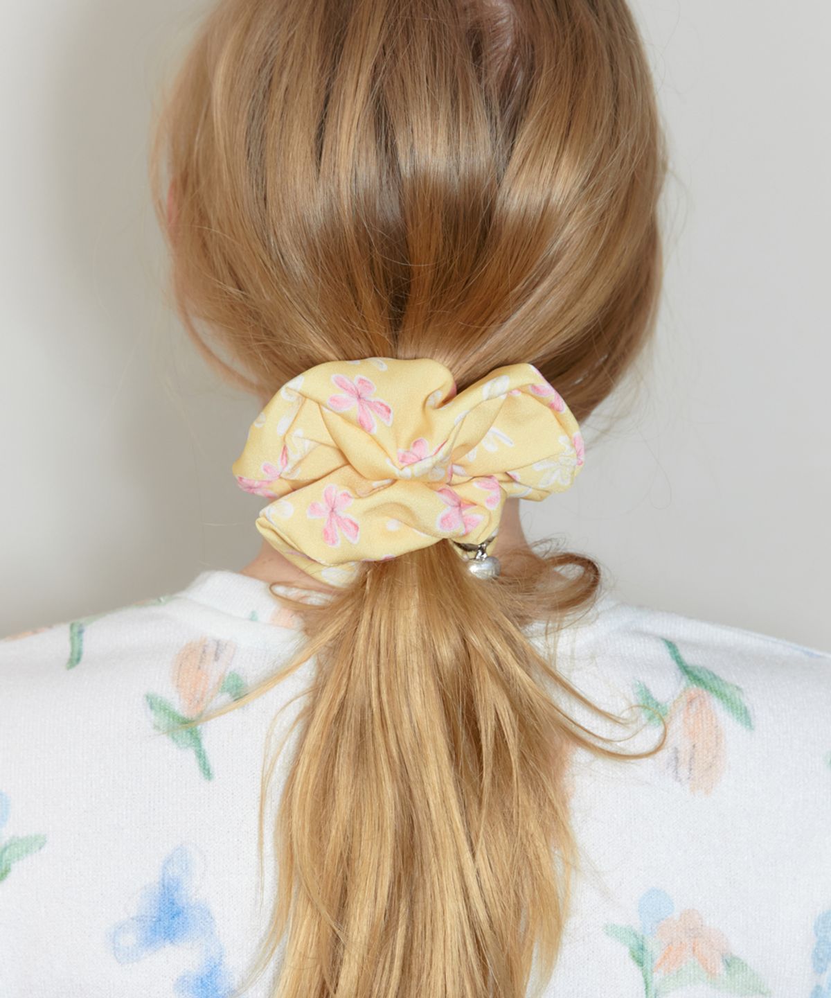 시눈(SINOON) Pattern Scrunch (Yellow)