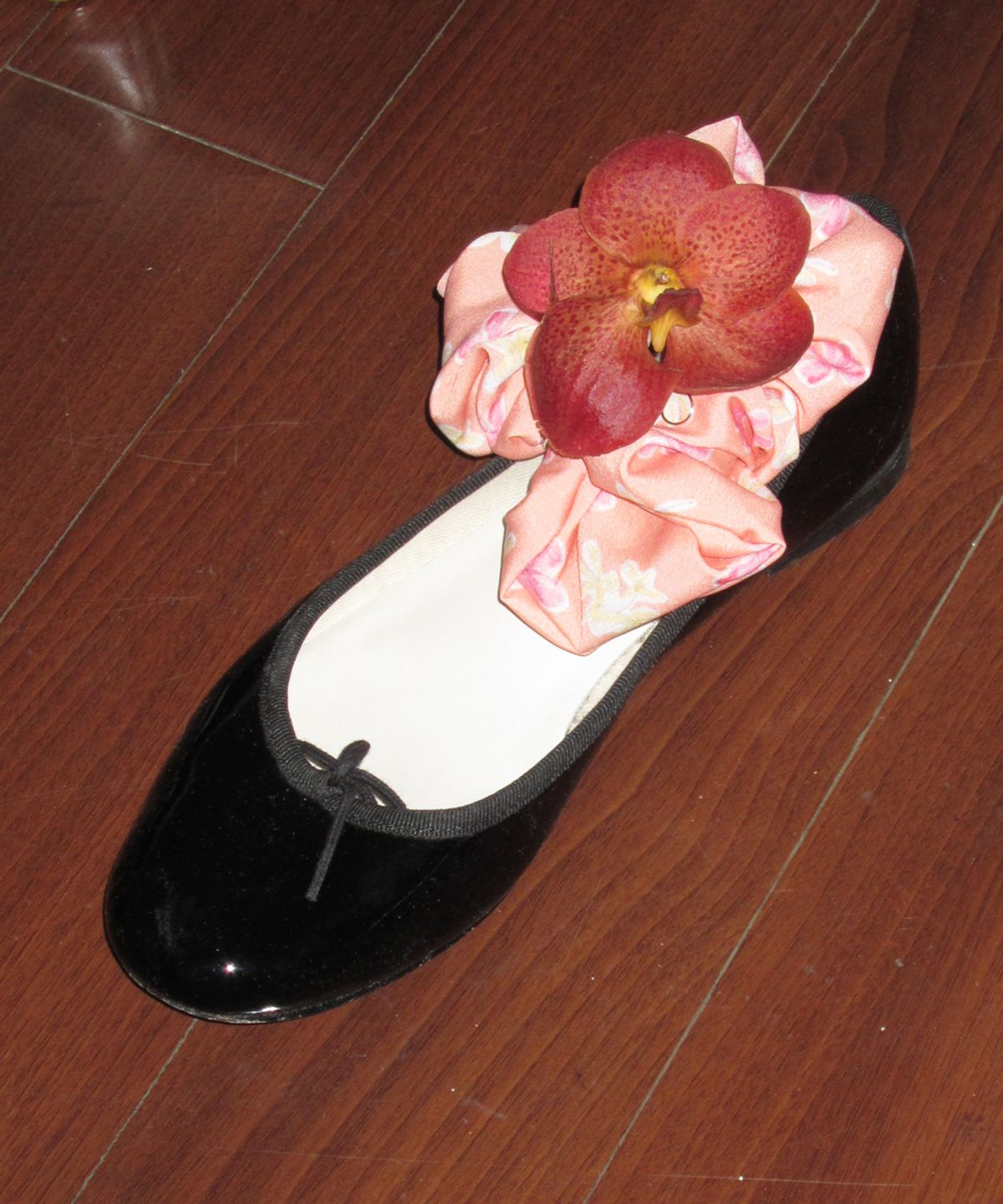 시눈(SINOON) Pattern Scrunch (Apricot)
