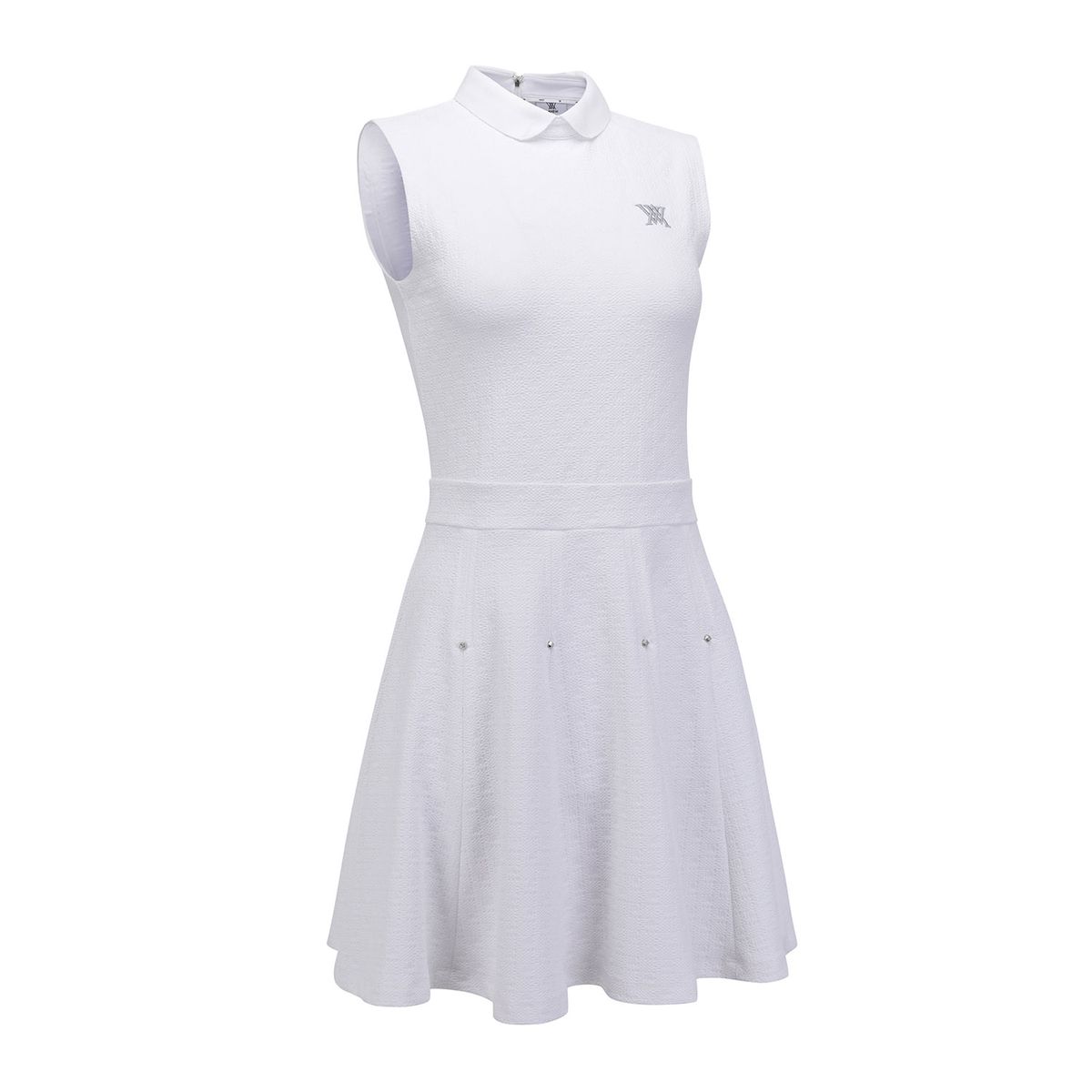 어뉴골프(ANEW GOLF) WOMEN EMBOSS JACQUARD ONE-PIECE_WH