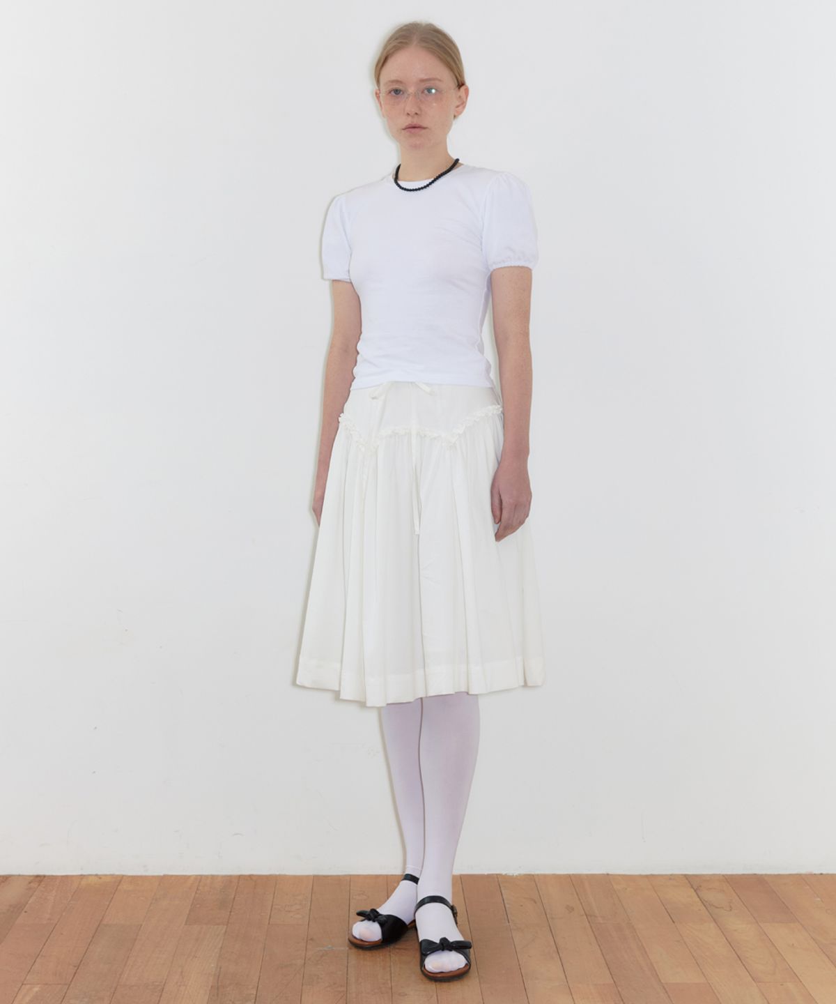 시눈(SINOON) Basic Puff T-Shirts (White)