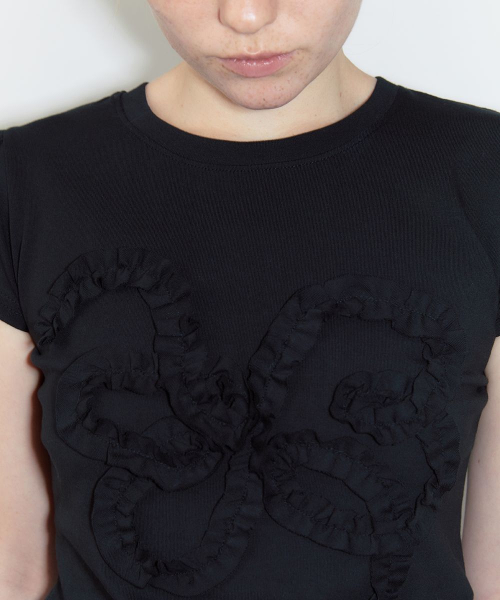 ★送料・関税込★sinoon★Butterfly Frill T-Shirts★ ☆送料・関税込☆sinoon☆Butterfly Frill T-Shirts☆