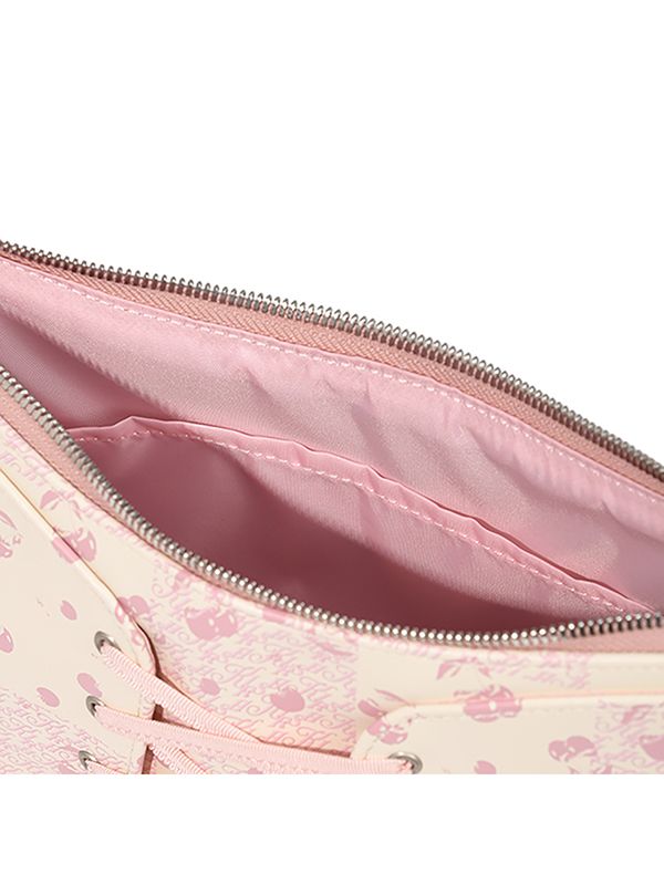 ☆韓国の人気☆【KIRSH】☆PRINTING LACE UP POINT HANDBAG☆ ☆韓国の人気☆【KIRSH】☆PRINTING LACE UP POINT HANDBAG☆