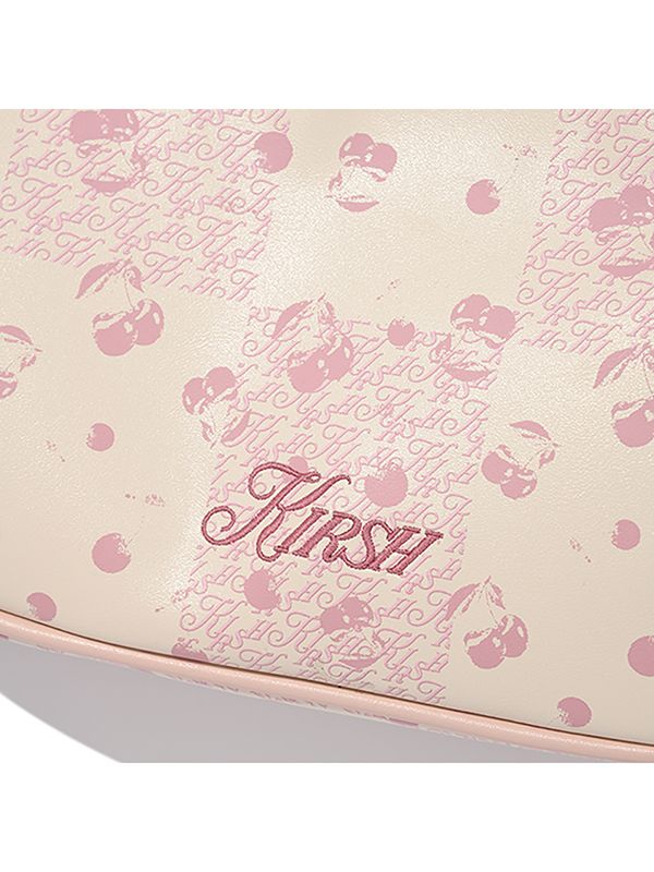 MUSINSA | KIRSH Printed lace-up point handbag [pink]