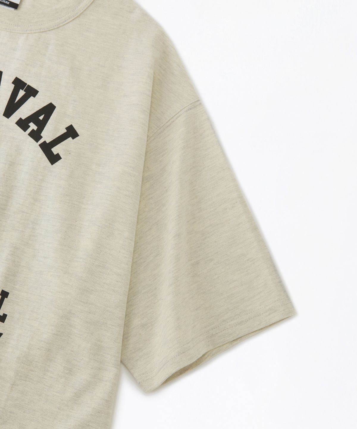 아웃스탠딩(OUTSTANDING) MIL SERIES TEE(U.S.NAVAL)_1%OATMEAL